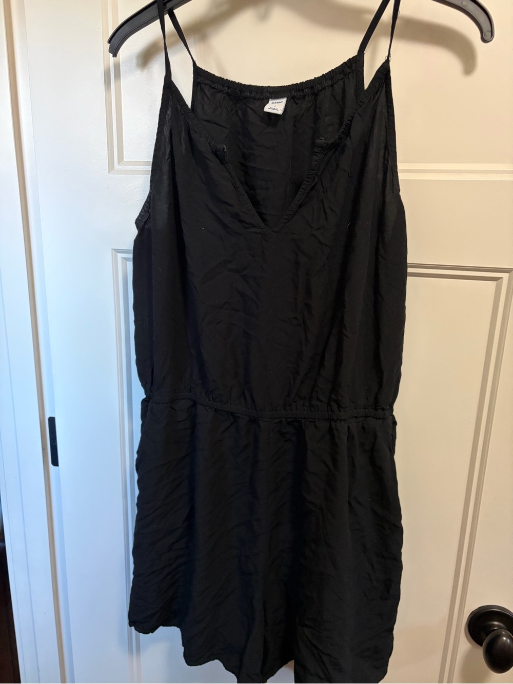 Old Navy Black Spaghetti Strap Mini Dress
